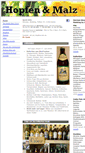 Mobile Screenshot of hopfenmalz.de